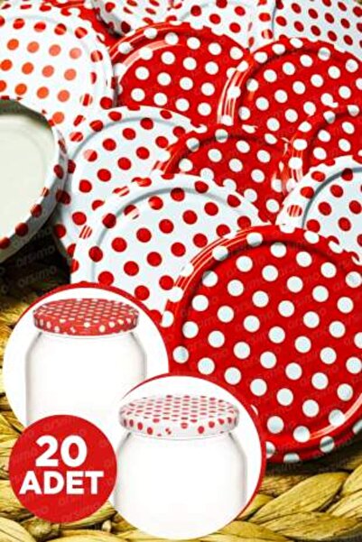 Arsimo Metal Puantiyeli Kavanoz Konserve Kapağı 20 Adet