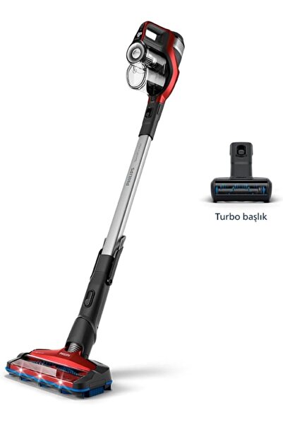 Philips SERİES VP ,  Speedpro Kablosuz Dikey Süpürge  , 25.2 V , 0.6 Litre , TURBO + LED BAŞLIKLI