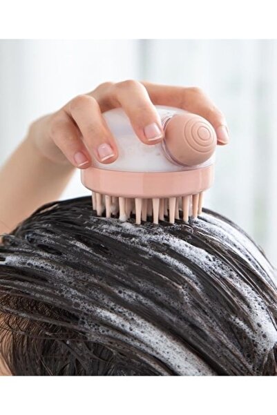 gaman Silicone Hair Washing Brush - Shampoo with Chamber, BodY Wash