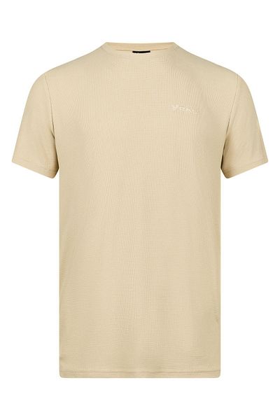 2AS Tricou Kalei Bej cu decolteu