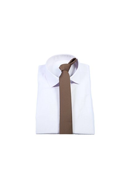 Ars Magic Box ARS Magic Box - 1st Quality Special Patterned, Uzgün Coloured 5.5 cm Wide Eyelet Tie Handkerchief Set
