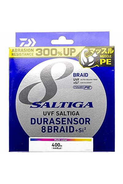 daiwa Saltiga 8 Braid Dura 400m Multicolor İp Misina 6.0 Pe - 0.40 mm - 36 kg