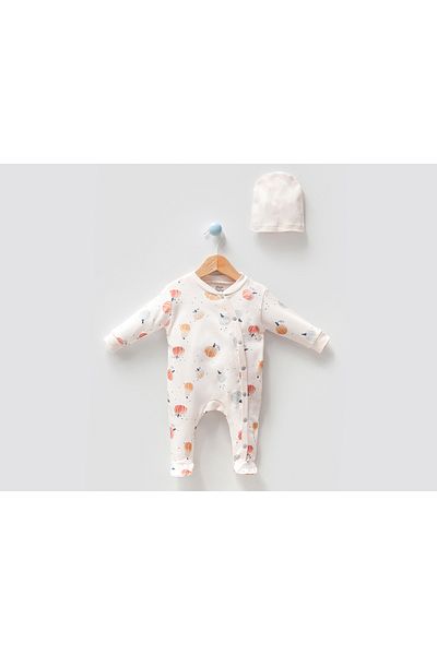 Bubbles PUMPY PRINTED JUMPSUIT WITH BOOTIES