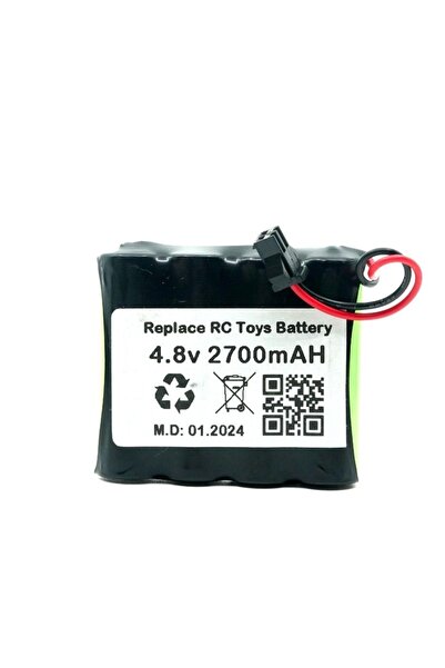 TNL Cheetah Uzaktan Kumandalı 4.8V 2700MAH Oyuncak Araba Bataryası Siyah Soket