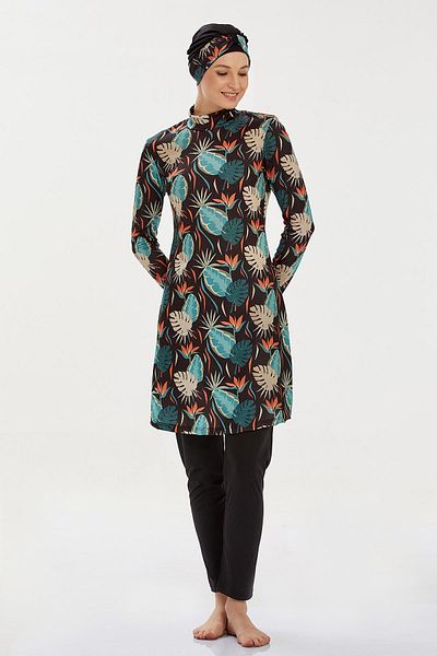 ROZAMAY PINEAPPLE PATTERNED LYCRAL SWIMSUIT FABRIC WOMEN'S TESETURY SWIMSUIT 9209