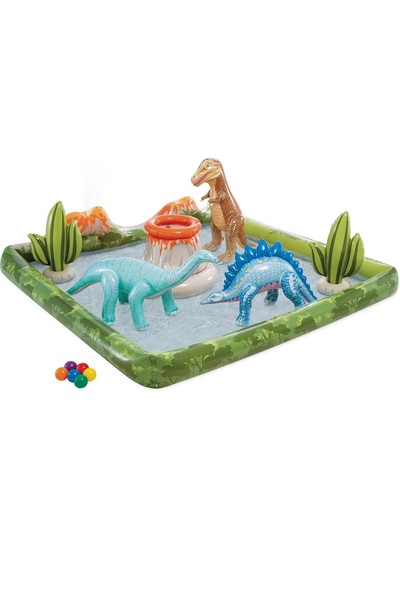 Intex Jurassic Park Sulu Oyun Havuzu 201x201cm 56132