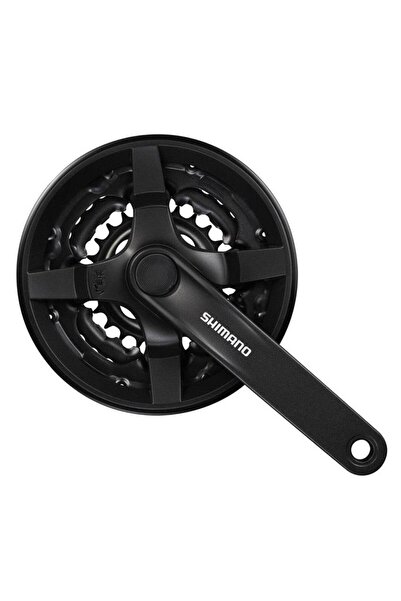 Shimano FC-TY301 Bisiklet Aynakol 3x7X8V Siyah 48x38x28T 175mm