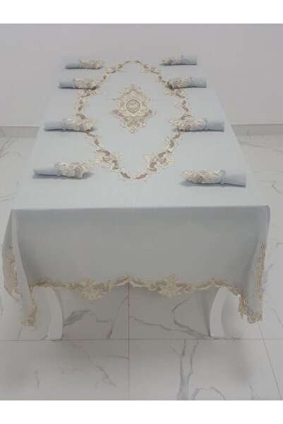 Finezza Set de veselă Perla din lenjerie gri pentru 8 persoane 160x230 cm 17 ...