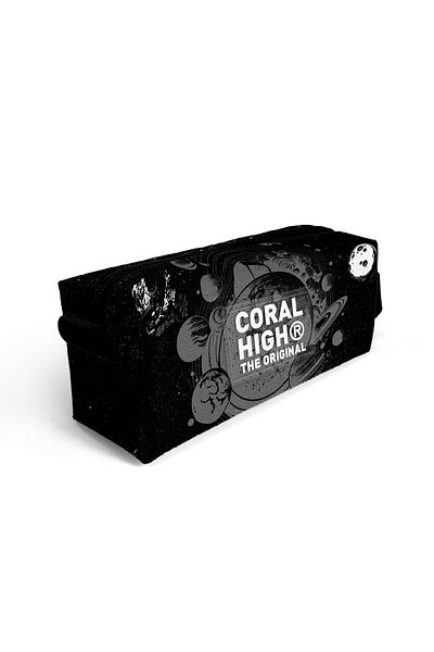Coral High Παιδική τσάντα μολυβιού με μοτίβο μαύρο Galaxy 22084