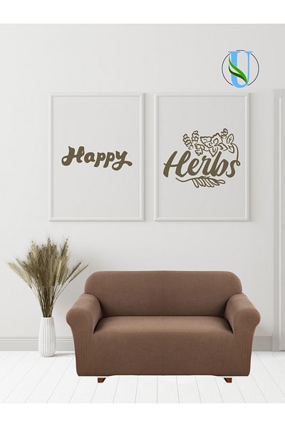 Uy Style Tekstil UY Style - Калъф за двуместен диван от ликра и еластичност, модел питикаре