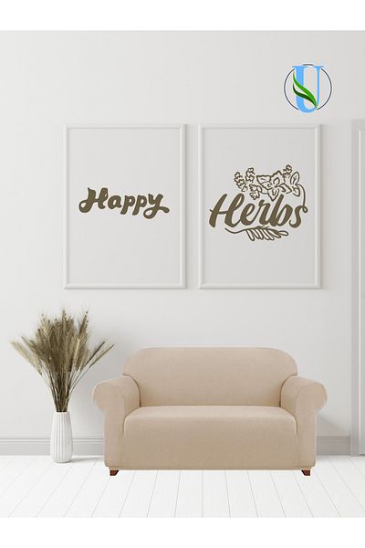 Uy Style Tekstil Калъф за двуместен диван от ликра - еластичен калъф и шарка питикаре