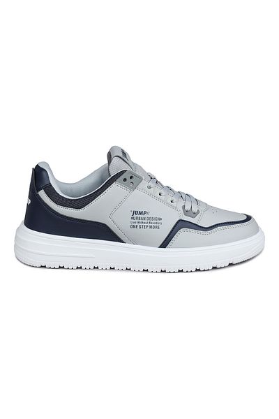 Jump 27952 Light Gray - Royal Blue Men's Sneaker Casual Sneakers