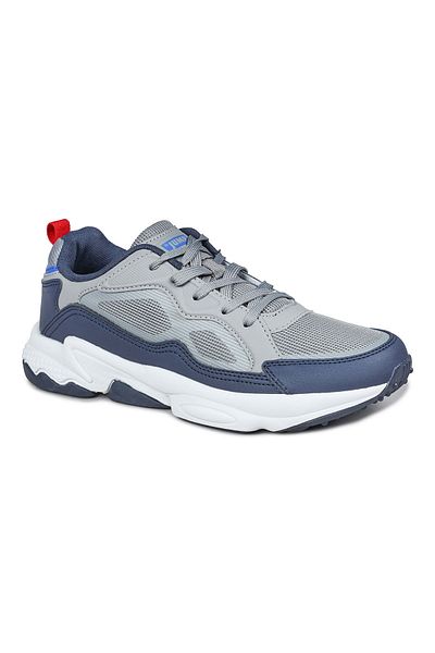 Jump 24712 Light Gray - Navy Blue Men's Sneaker Casual Sneakers