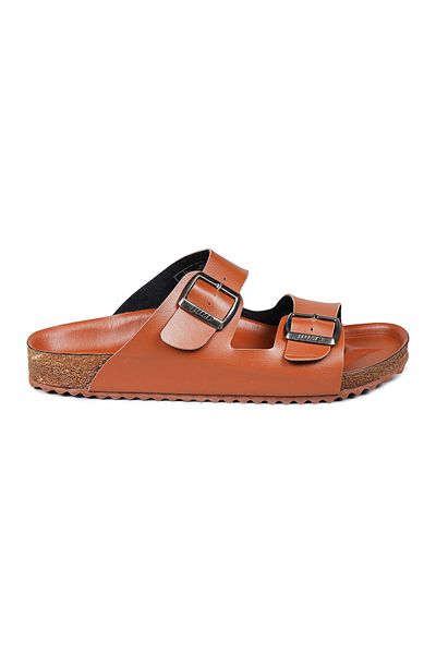Jump 50014 Ανδρικές παντόφλες Double Buckle Tan Daily