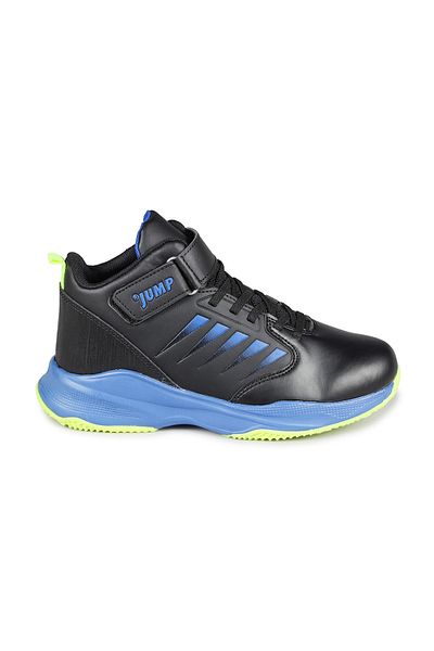 Jump 27800 Black - Blue Unisex Children's Basketball Sports Shoes