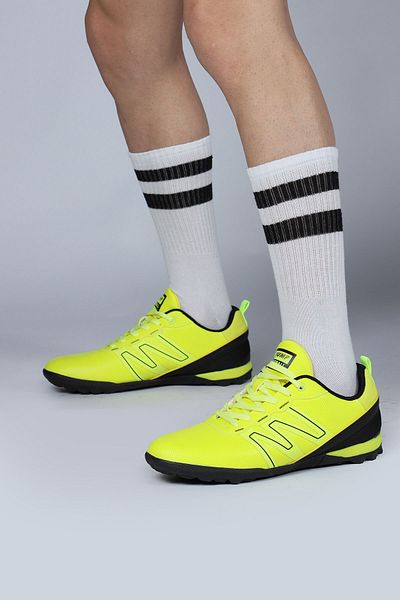Jump 29112 Neon Green Astroturf Football Shoes