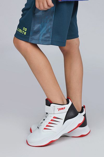 Jump 27800 Λευκό - Κόκκινο Unisex Παιδικά Αθλητικά Παπούτσια Μπάσκετ