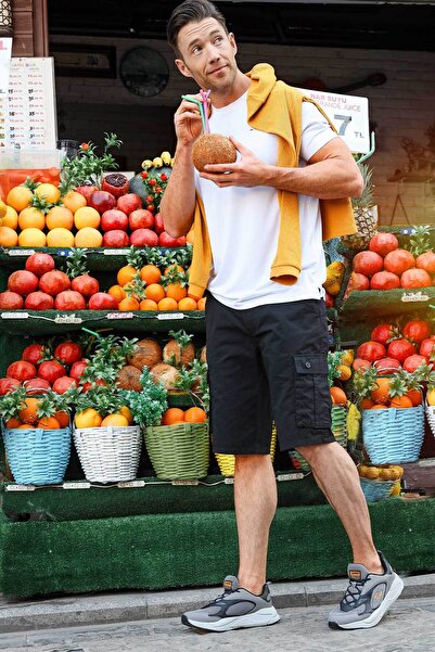 Jump 27462 Gri - Negru Tenis pentru bărbați Tenisi casual