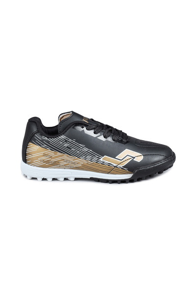 Jump 28116 Black - Gold Color Unisex Children's Astroturf Football Shoes
