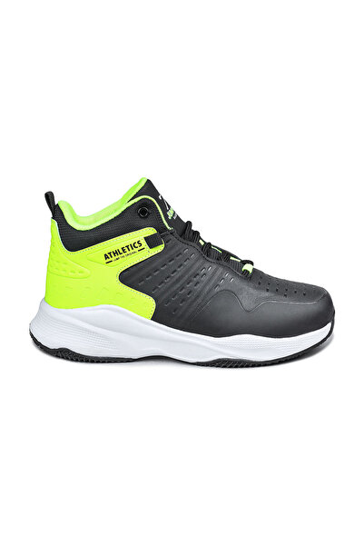 Jump 26974 Siyah - Yeşil Üniseks Çocuk Basketbol Spor Ayakkabısı