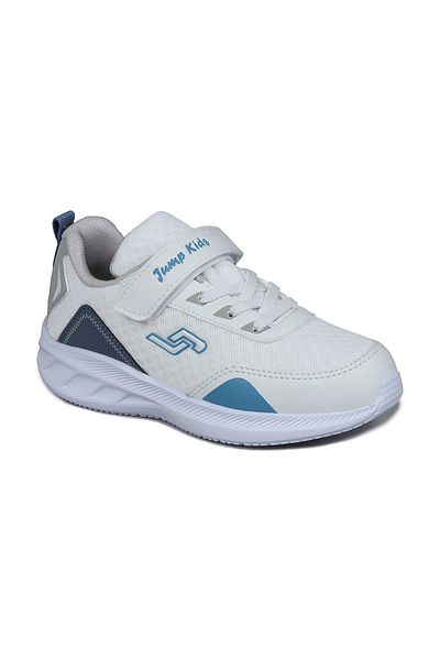 Jump 28110 Velcro White - Indigo Blue Unisex Kids Sneaker Casual Sneakers