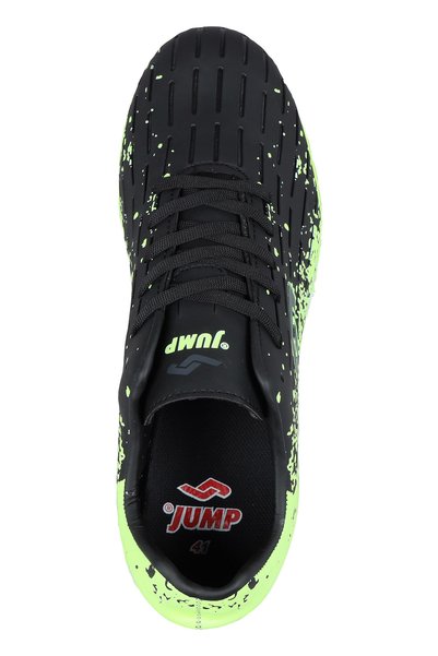 Jump 28374 Black - Gray Astroturf Football Shoes