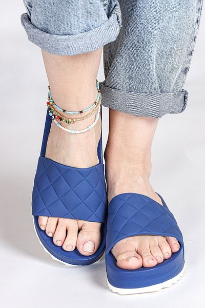 Jump 50001 Saks Blue Daily Damen-Plateauhausschuhe mit Keilabsatz