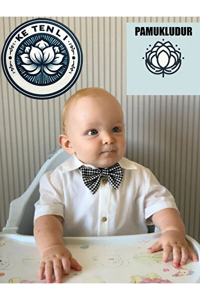 Ares Kids Fashion Uzun Kollu Keten Gömlek Erkek Ve Kız Bayramlık Hediye Bebek...