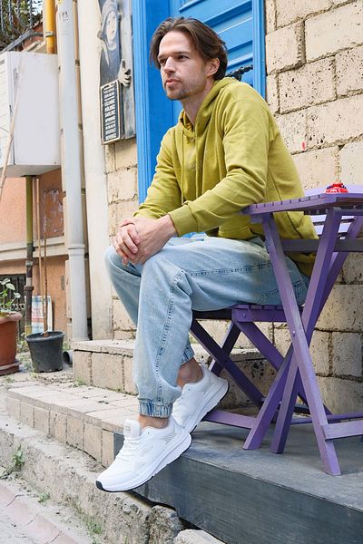 Jump 27689 Λευκό ανδρικό αθλητικό παπούτσια Casual αθλητικά παπούτσια