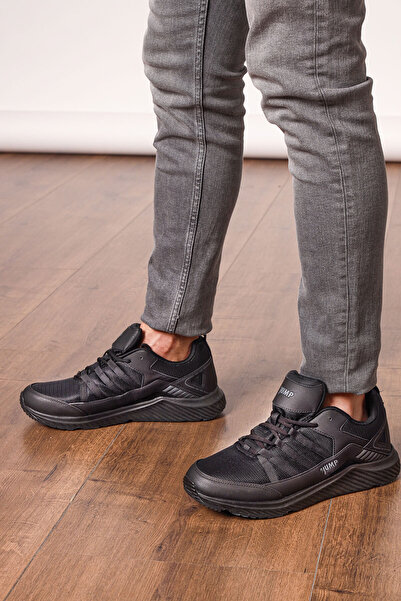Jump 24865 Siyah Erkek Sneaker Günlük Spor Ayakkabı