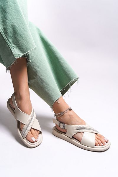 Riccon Brietruth Women's Sandals0012804 Beige