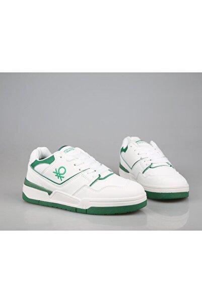 Benetton United Colors Of Benetton BNl-10081 Beyaz Yeşil Unisex Sneakers