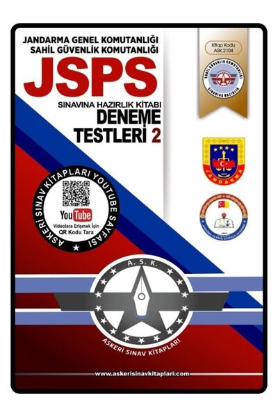 Askeri Sınav Kitapları JSPS Sınavına Hazırlık 5 Deneme Testi SON BASKI GÜNCEL