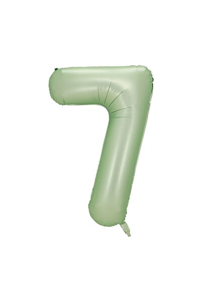 BEST PARTİ DOĞUM GÜNÜ PARTİ SÜSLERİ 9 Su Yeşili Renk Rakam Folyo Balon 76 cm
