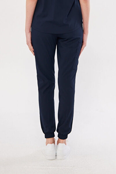 Class Üniforma Nova Pantolon - Lacivert Kadın Likralı Esnek Hemşire Ve Doktor Forması Tek Altı Scrubs