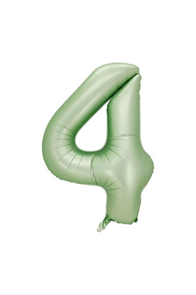 BEST PARTİ DOĞUM GÜNÜ PARTİ SÜSLERİ 7 Water Green Color Number Foil Balloon 7...