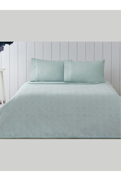 Taç Pique Set Jacquard Doretta Mint Single