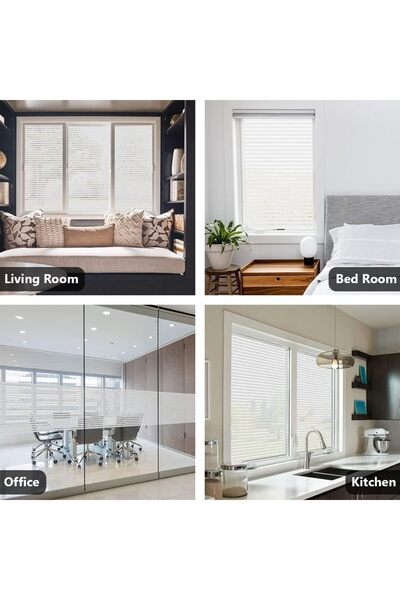 Trendpoint Cam Filmi Kaplama Statik Folyo 45cmx100cm Buzlu Desenli Duşa Kabin Ofis Dekorasyon