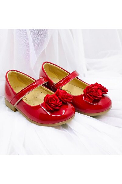 STORMY Balerini ortopedici pentru fete cu detaliu trandafir