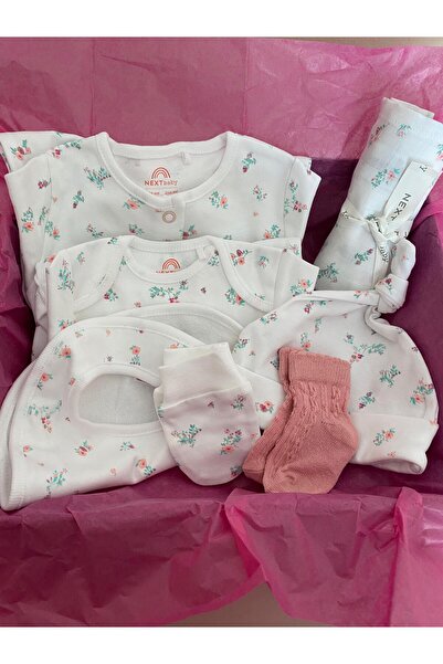 Next Baby Bebeklerinize Özel Organik Yenidoğan Seti Hediye Kutusunda Şık