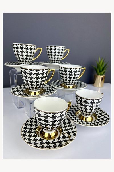 ACAR Luxury 6-Piece Porcelain Destinty Cup Set