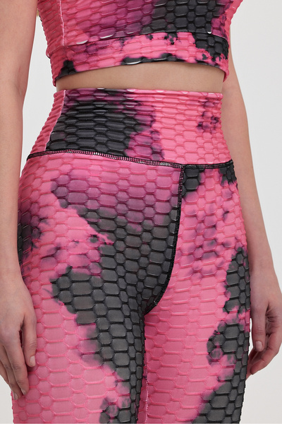 Penyelux Women's MiniPower Sports Stylish Flexible Fitness Performance Mini Tights Claret Red