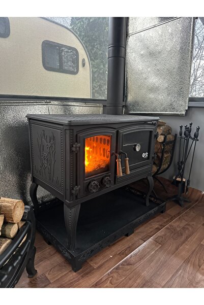 ALP SOBA SANAYİ Alp Soba Sanayi Mercan Kuzineli Döküm Şömine Soba