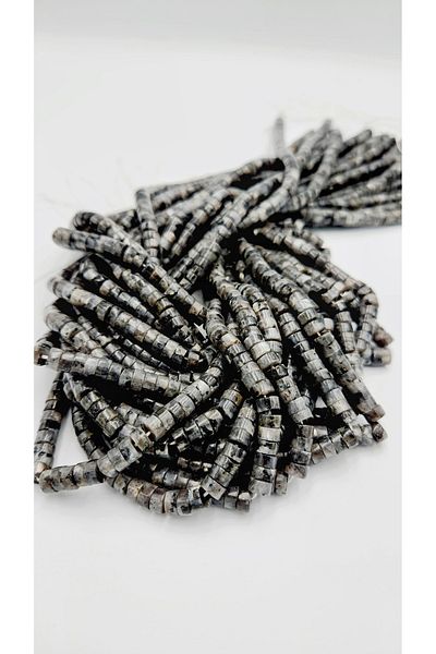 Yüksel Boncuk 6X3 mm Disc Spectrolite Stone Natural Stone String