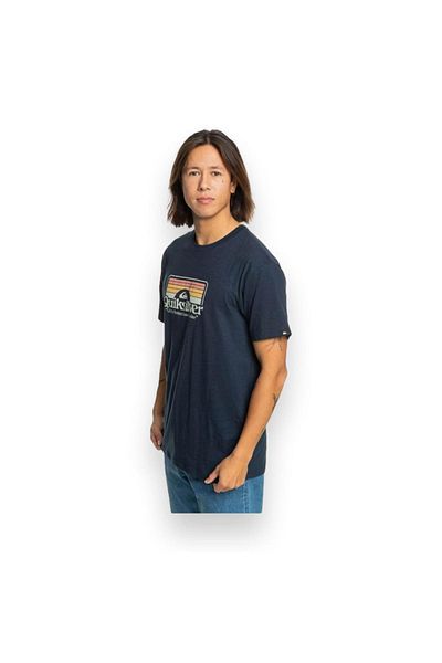 Quiksilver Ανδρικό T-Shirt Eqyzt07678 Step Inside Ss Blue