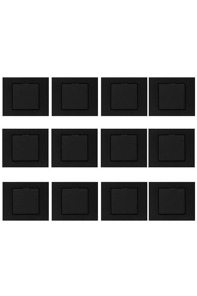 OVİVO Ovivo Grano Black Switch 12 Pack (Frame Included)