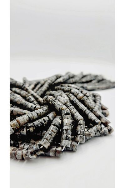 Yüksel Boncuk 6X3 mm Disc Spectrolite Stone Natural Stone String
