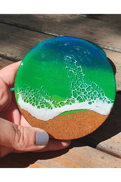 Bardak Altlığı Resin Art Epoksi (2 ADET)