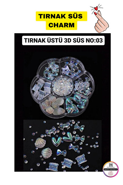 gala smart CHARM 3 BOYUTLU TIRNAK SÜS