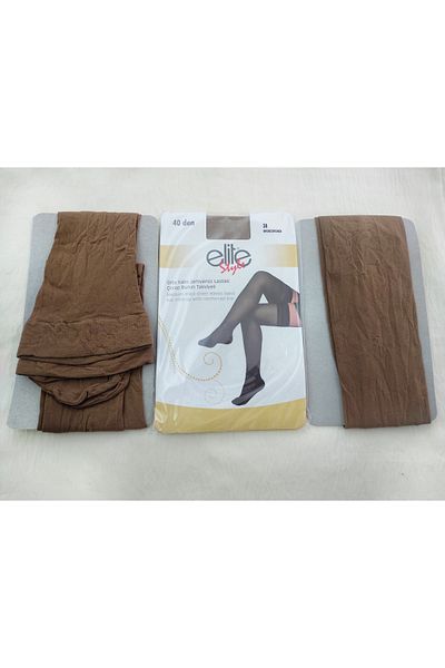 ELİTE STYLE Σετ κάλτσες Garter 3 τεμαχίων μεσαίου πάχους πάνω από το γόνατο